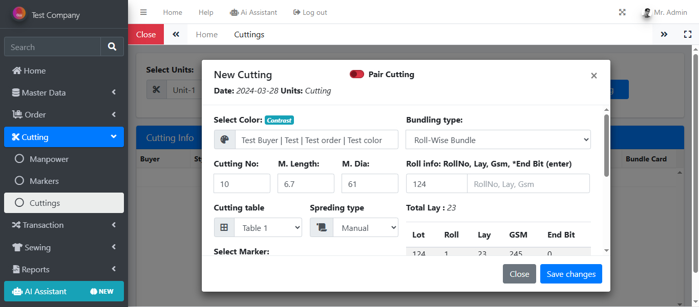 Oozy-Cut Implementation